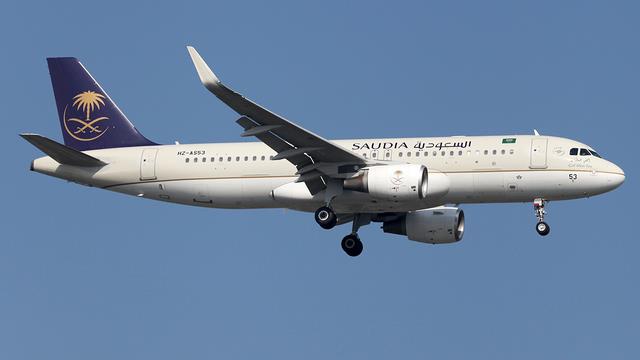 HZ-AS53:Airbus A320-200:Saudia